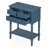 Narrow Console Table, Slim Sofa Table With Three Storage Drawers And Bottom Shelf For Compact Spaces-1225352263