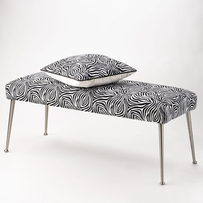 Adaire Velvet Upholstered Bench, H40 x W130 x D30cm