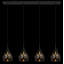 Anngie 4 - Light Matte Black Pendant
