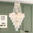 Adjustable Empire Crystal Chandelier With Hanging Chain