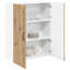 Vidaxl Kitchen Wall Cabinet With Shelf Sonoma Oak 80 X 31 X 100 Cm-121217280-121217286