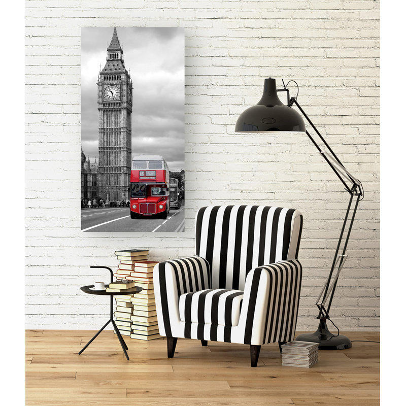 Under the Big Ben 1 Piece Wrapped Canvas Wall Art, 140cm H x 70cm W x 4cm D