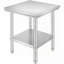 Table de travail commerciale en acier inoxydable - 24 po x 24 po-612832836
