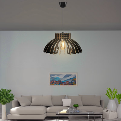 Lustre couronne 1 lumière
