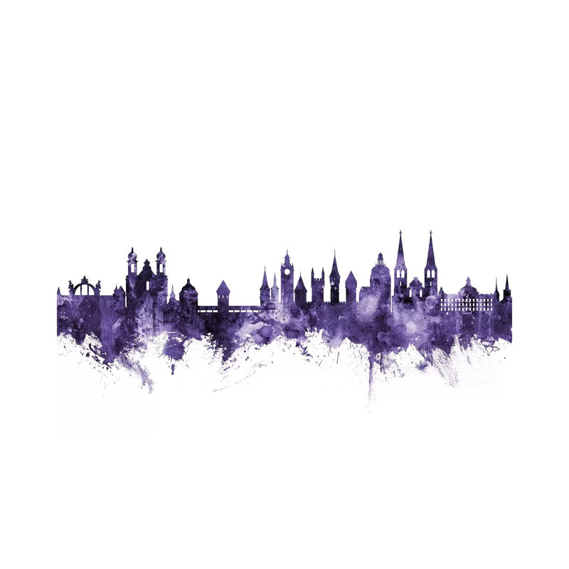 Lucerne, Switzerland Skyline by Michael Tompsett - 1 Piece Wrapped Canvas Wall Art, 30.48 cm H x 45.72 cm W