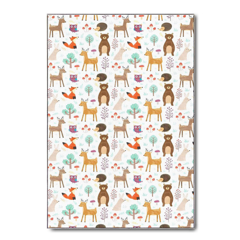 Tapis en coton Danna, Rectangle 2 pi 7 po x 4 pi 11 po