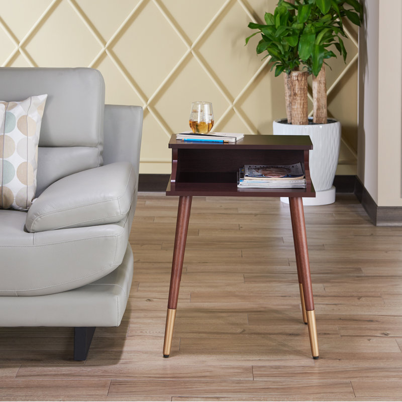 Aliyah End Table, Espresso