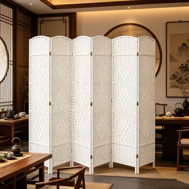 170cm H Folding Room Divider, 170" H x 240" W x 5" D