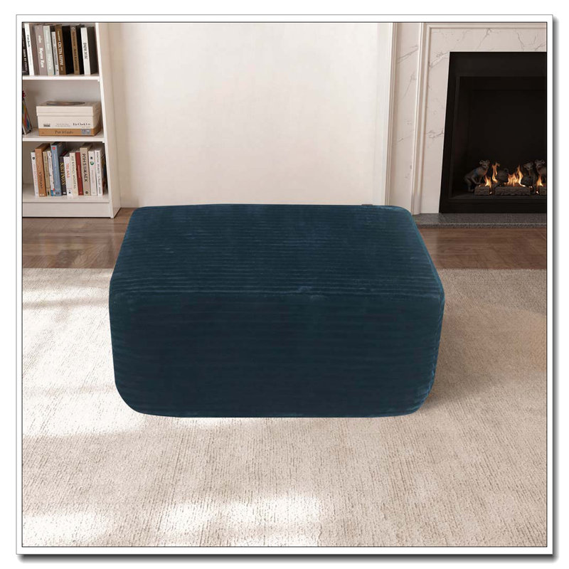 Top Quality Plush Ottoman Excellent Value for Money, Black