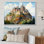«French Castle Mountain Views - Châteaux», art mural