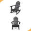 Chaise à bascule Adirondack