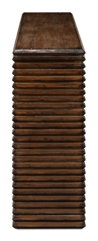 Stacked 63'' W Solid Wood Console Table