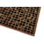 Tapis brun / noir en laine noué à la main à motif floral 6 pi 2 po x 8 pi 9 po Kellyanna