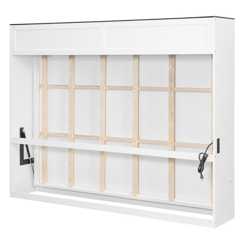 Grand lit escamotable mural et USB