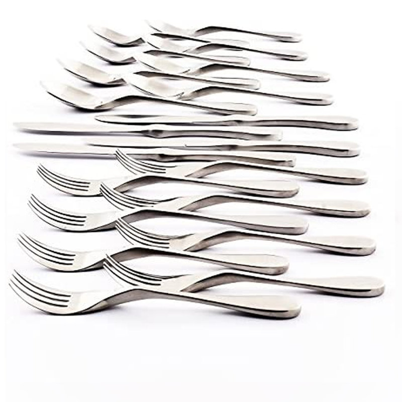 Ensemble de couverts 20 pièces en acier inoxydable 18/10, service pour 4