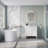 Wall Mounted Bathroom Framed LED Mirror With Memory Function-1340570946-1289264546