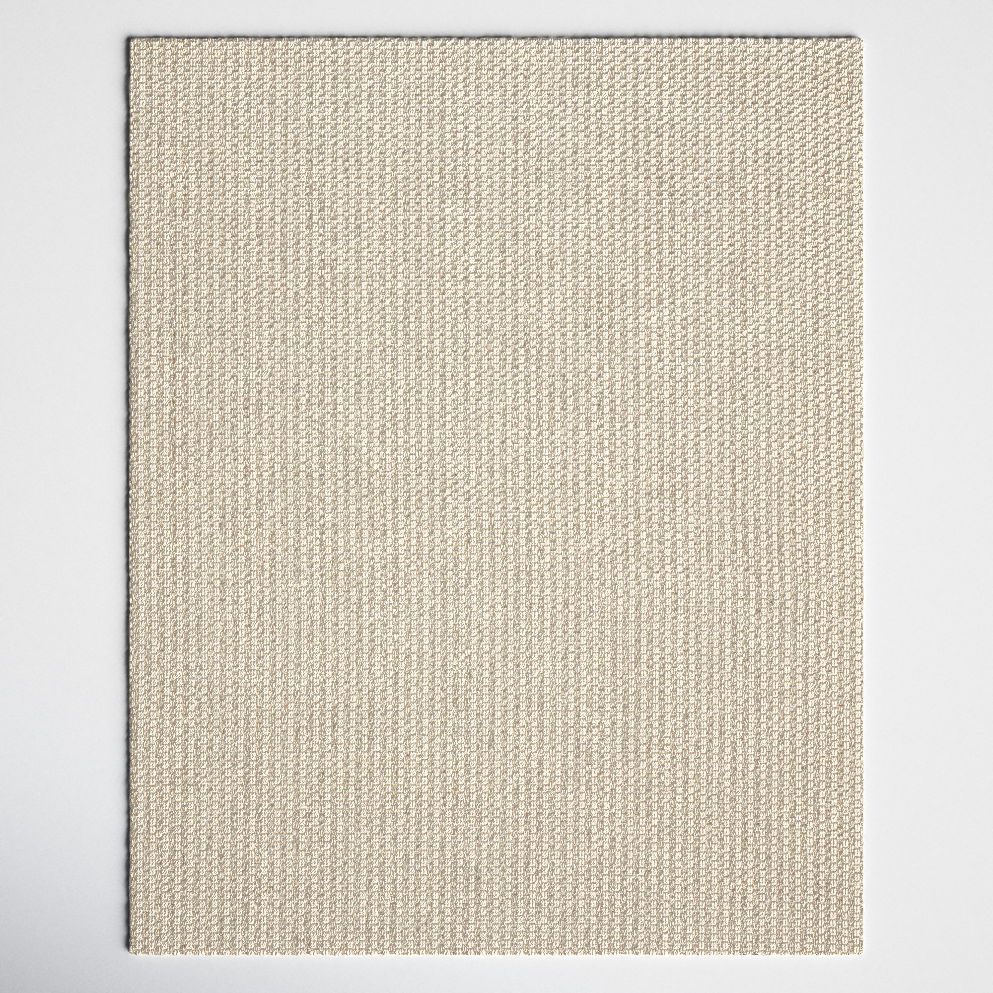 Alton Handmade Cream Rug, Rectangle 8' x 10'