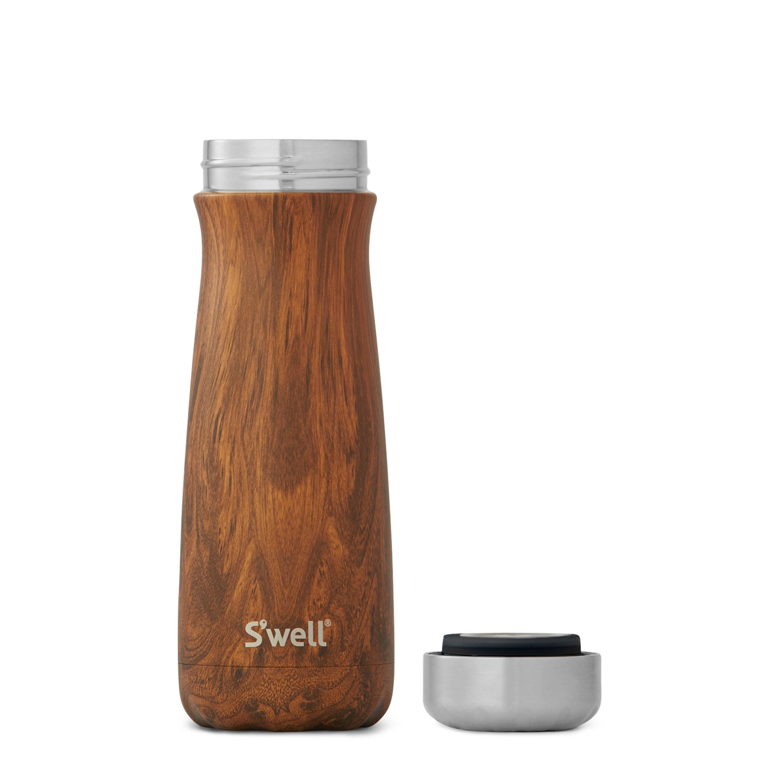 S'well Wood Stainless Steel Traveler-20 Fl Oz Triple-Layered Vacuum-Insulated Travel Mug