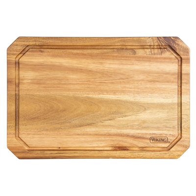 Viking Acacia Wood Carving Board with Juice Groove