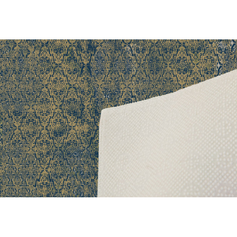 Stylish Woven Carpet (4 x 6 ft), 100% Polyester, 0.4 in Pile Height | Antibacterial, Non-Slip Underside | Machine Washable, 3D Digital Printing | Perfect for Living Room, Bedroom, and Home Decor