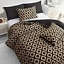 Premium Duvet Cover Set Double Brushed Satin Silk Reversible With Zipper Closure & Corner Ties-122560923