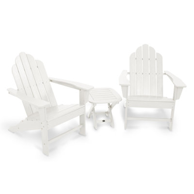 Ensemble 3 pièces POLYWOOD Long Island Adirondack