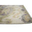 Tapis beige / gris / brun clair noué à la main Ikat