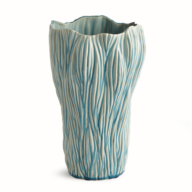 Annabelle Handmade Ceramic Table Vase, 16" H x 10" W x 10" D