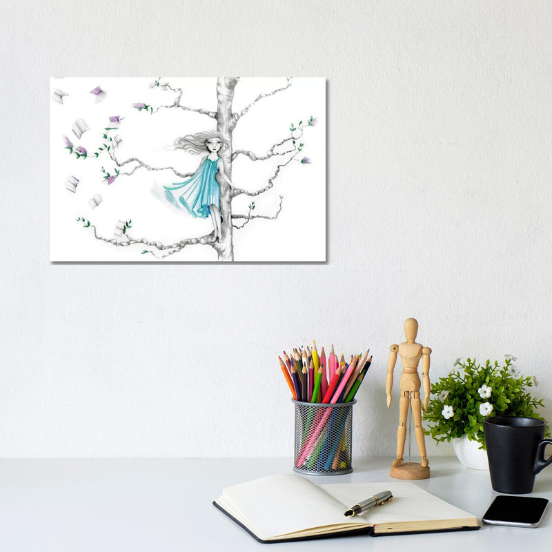 Once I Had A Dream by Joanna Haber - Wrapped Canvas Gallery-Wrapped Canvas Giclée, 20.32cm H x 30.48cm W