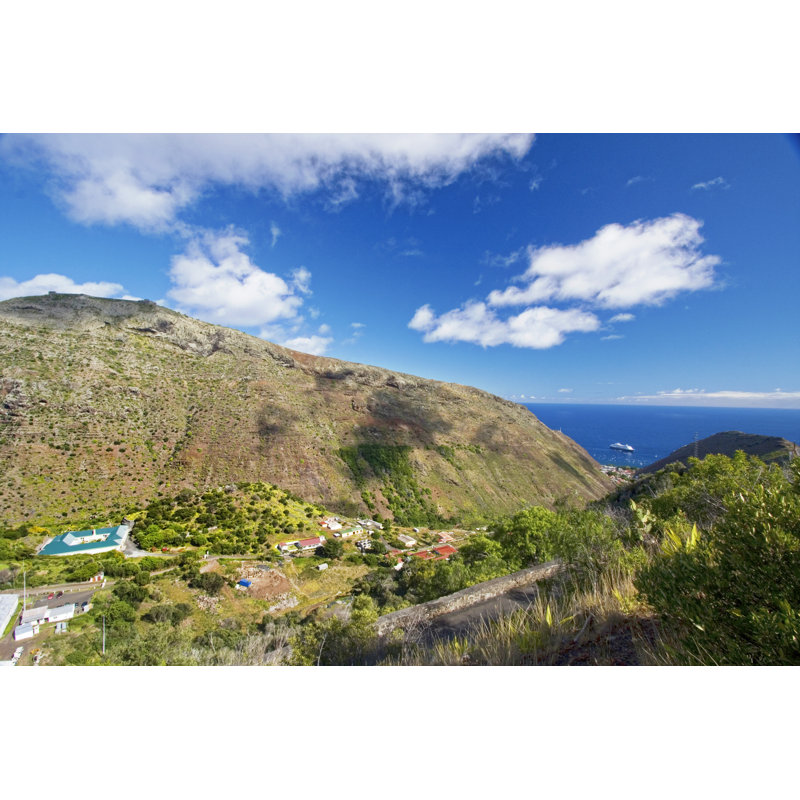 St Helena Island par Lisastrachan - Photographie sur toile tendue, L 18 po x H 12 po
