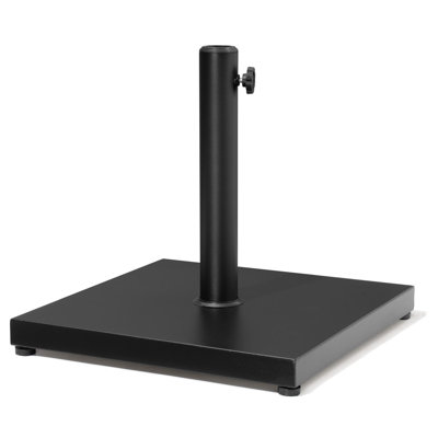 Agosto 55 Lb. Concrete Free Standing Umbrella Base, Black