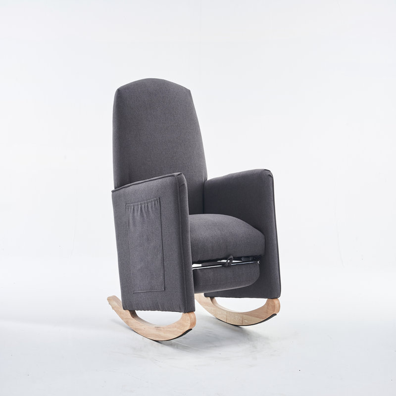 Accent Chairs, Dark Gray Fabric