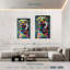 Chien abstrait en acrylique Brampt-108516113