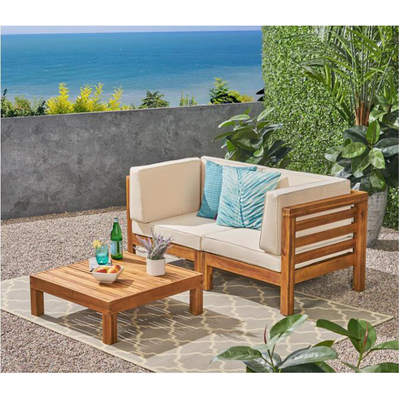 Ensemble de 3 sièges avec table basse