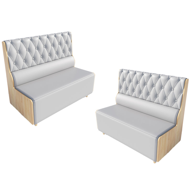 Banc de rangement Modern Modern, Gris clair