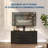 6-Drawer TV Stand with Mount, Adjustable Height for 32-80" TVs, Media Console for Living Room Bedroom-1006834340