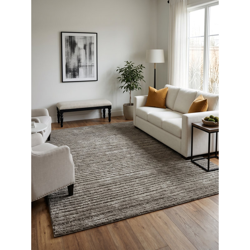 Nayash Collection Hand Tufted Area Rug, Fendi, Rectangle 10 X 14 (FT)