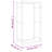 Pratolina 50cm W Metal Log Rack