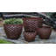 Honeycomb Handcrafted Round Terracotta Planter-15298896-108349589