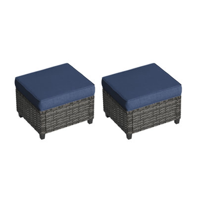 Mashawna Upholstered Outdoor Ottoman