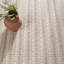 Tapis taupe / crème en polypropylène tissé à la machine Nejat-650763321