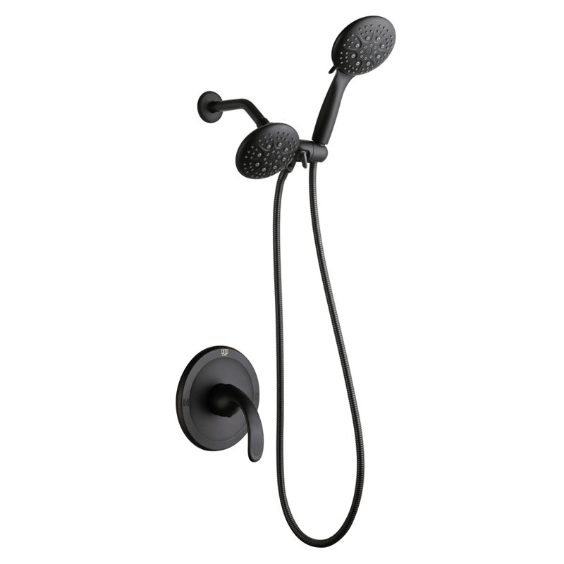 All-In-One Kit with Rough in-Valve, Matte Black