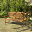 Birge Solid Wood Teak Outdoor Bench