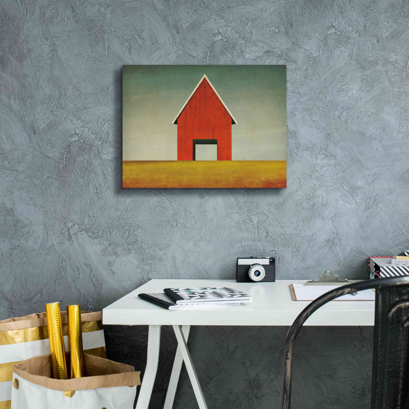 «Red Barn Summer» par Ryan Fowler, H 12 po x l 16 po x P 0,75 po