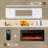 Charli-Anne Unfinished TV Stand for TVs up to 78" with Fireplace Included-676804396