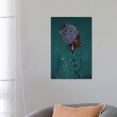 Green by Adekunle Adeleke - Wrapped Canvas Painting