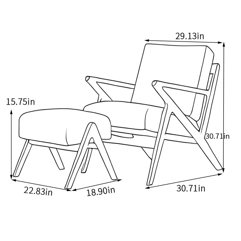 Comfortable Breathable Chair, Cream Polyester Blend