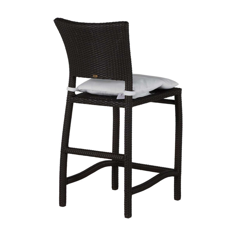 Tabouret de bar 30 po Skye, Noyer noir, InsideOut® Rollo ‑ lin dentelle, Pas de soudure