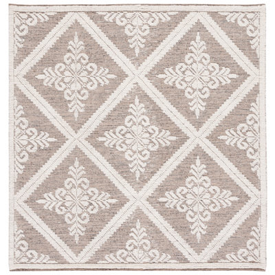 Vermont Hand Woven Wool Damask Rug