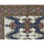Tapis bleu et brun noué à la main de haute qualité